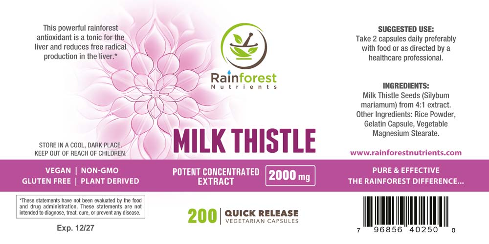 Milk Thistle (200 capsules)